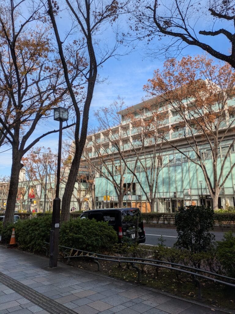 Omotesando street in Harajuku