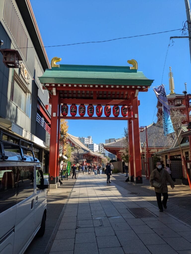 Sensoji temple in Asakusa
