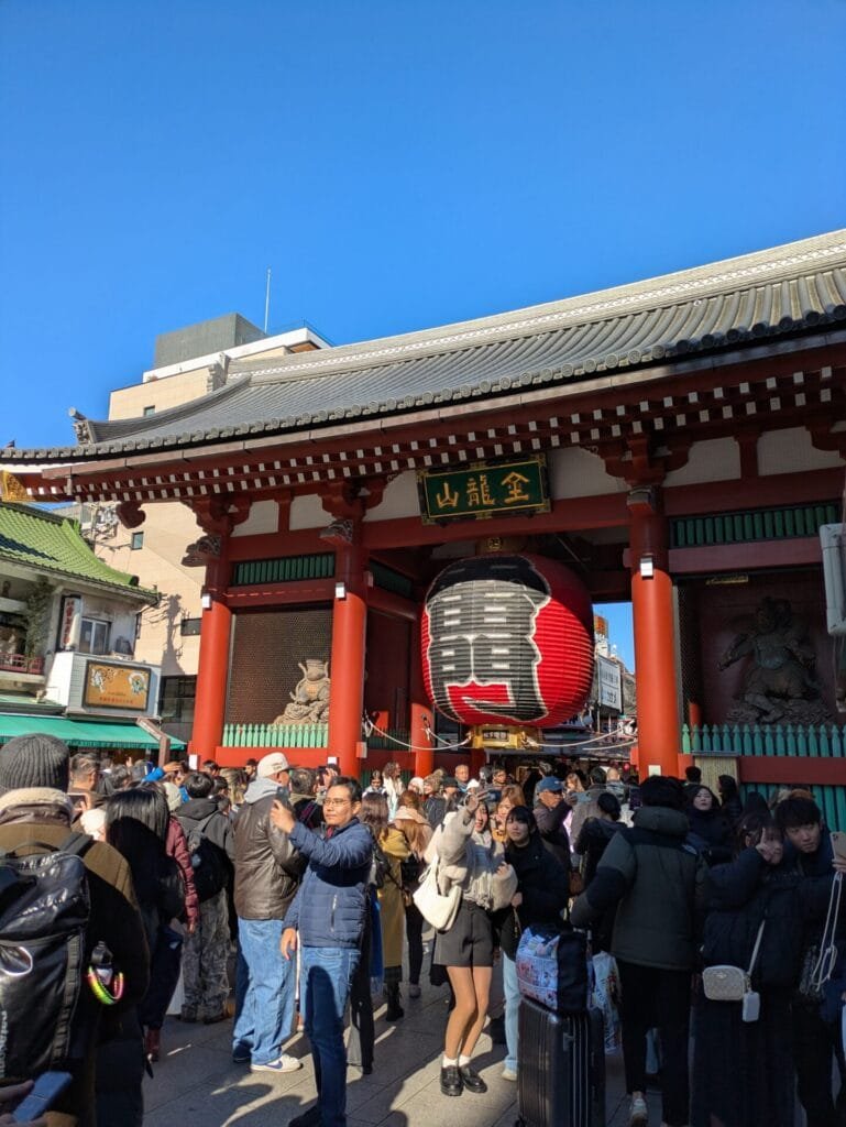 Sensoji temple in Asakusa